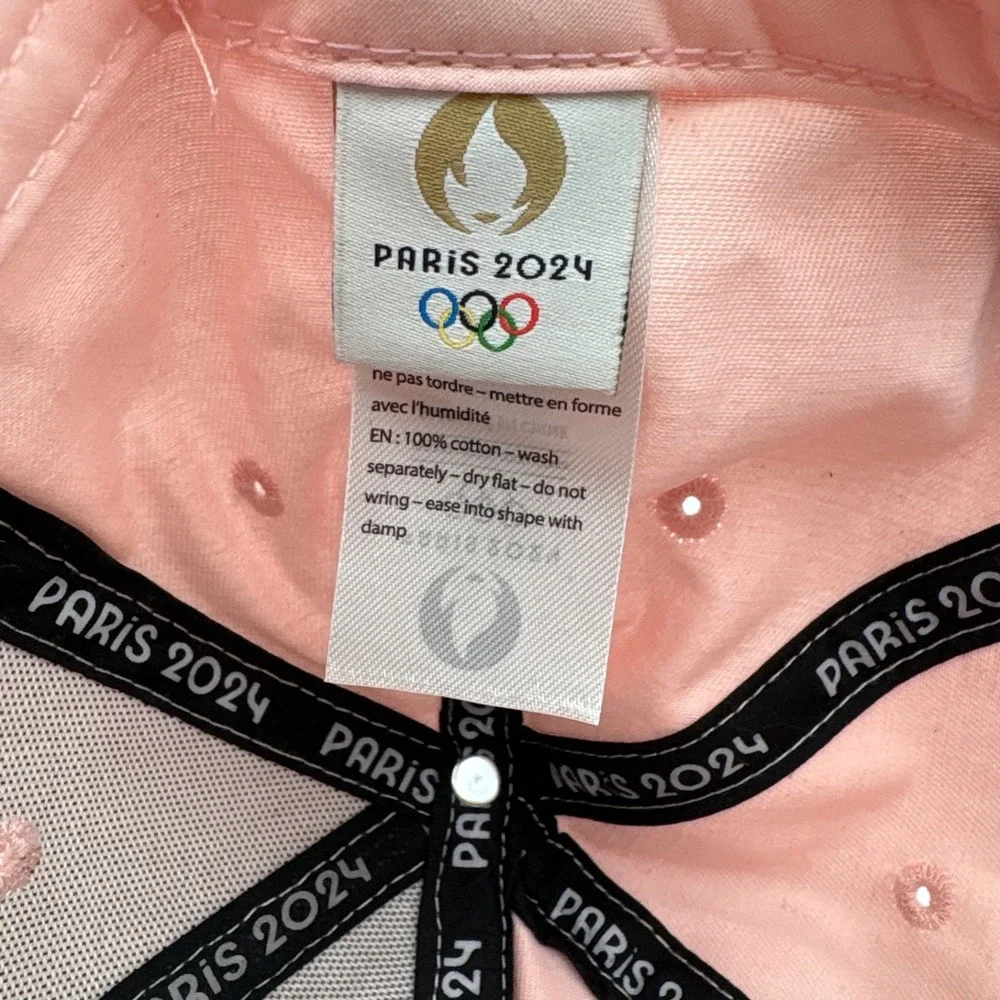 RARE Paris 2024 Olympics Official Licensed Pink Baseball Cap Hat Weeplay 58